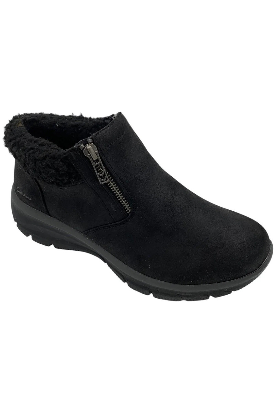 Skechers Easy Going Water Repellent Ankle Boots Social Mode Black - Medium